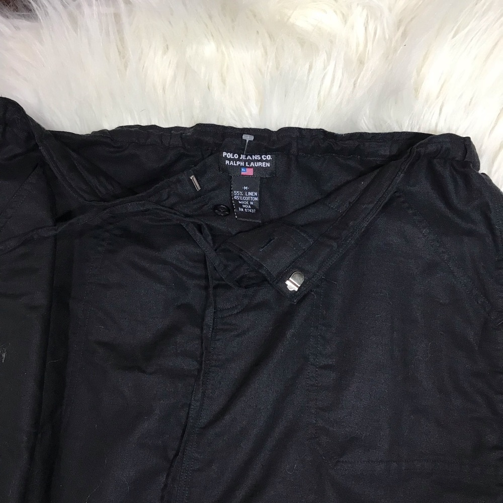 Polo by Ralph Lauren black linen skirt - Picture 5 of 5